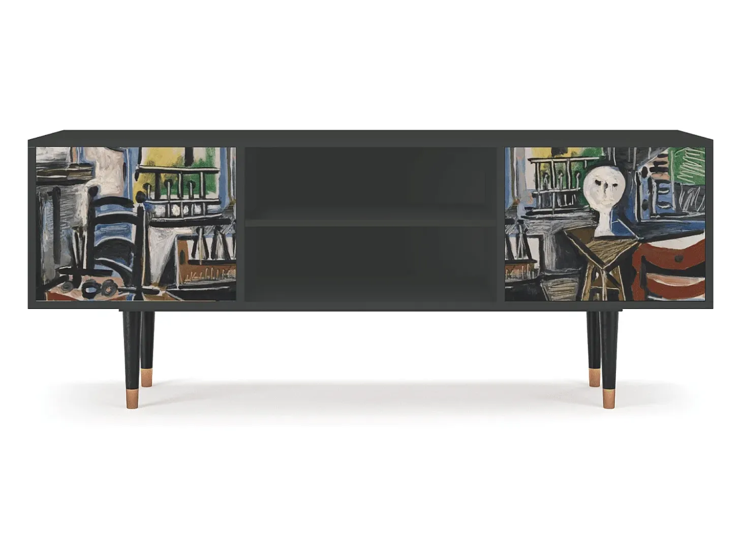 Mueble de TV - 170х69х48 cm - T2 - The Studio , Antracite