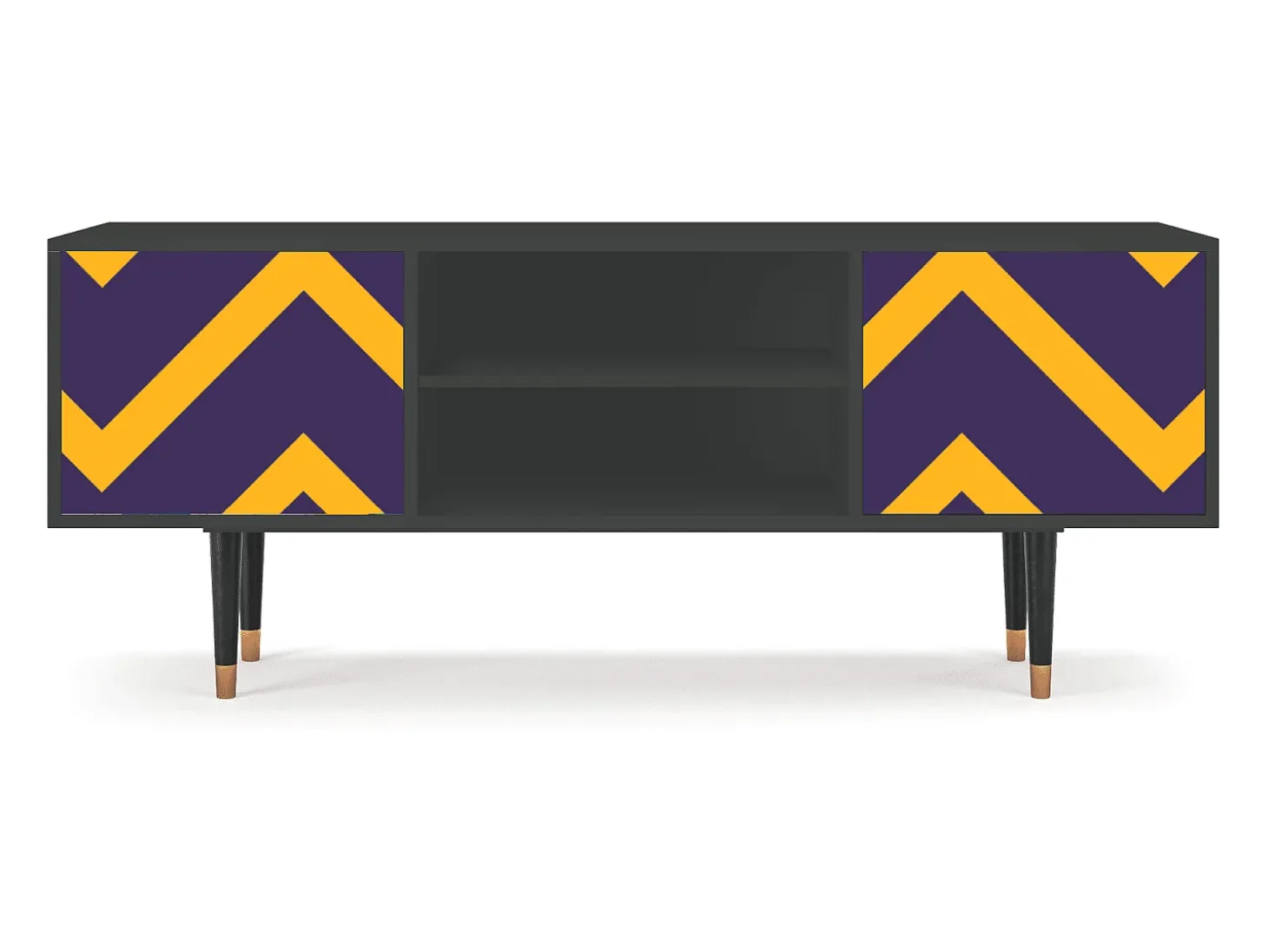 Mueble de TV - 170х69х48 cm - T2 - The Brightest Way, Antracite