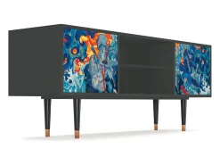 Mueble de TV - 170х69х48 cm - T2 - The Girl - James Jean, Antracite