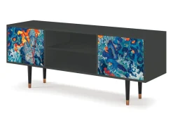 Mueble de TV - 170х69х48 cm - T2 - The Girl - James Jean, Antracite