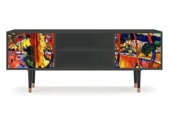 Mueble de TV - 170х69х48 cm - T2 - The Turning Road, Antracite