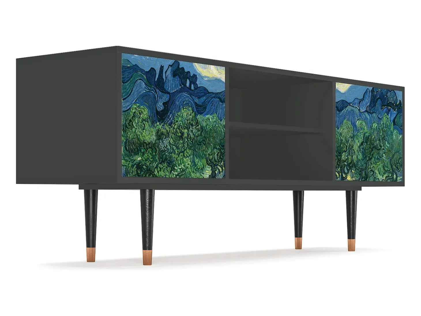 Mueble de TV - 170х69х48 cm - T2 - The Oil Trees, Antracite