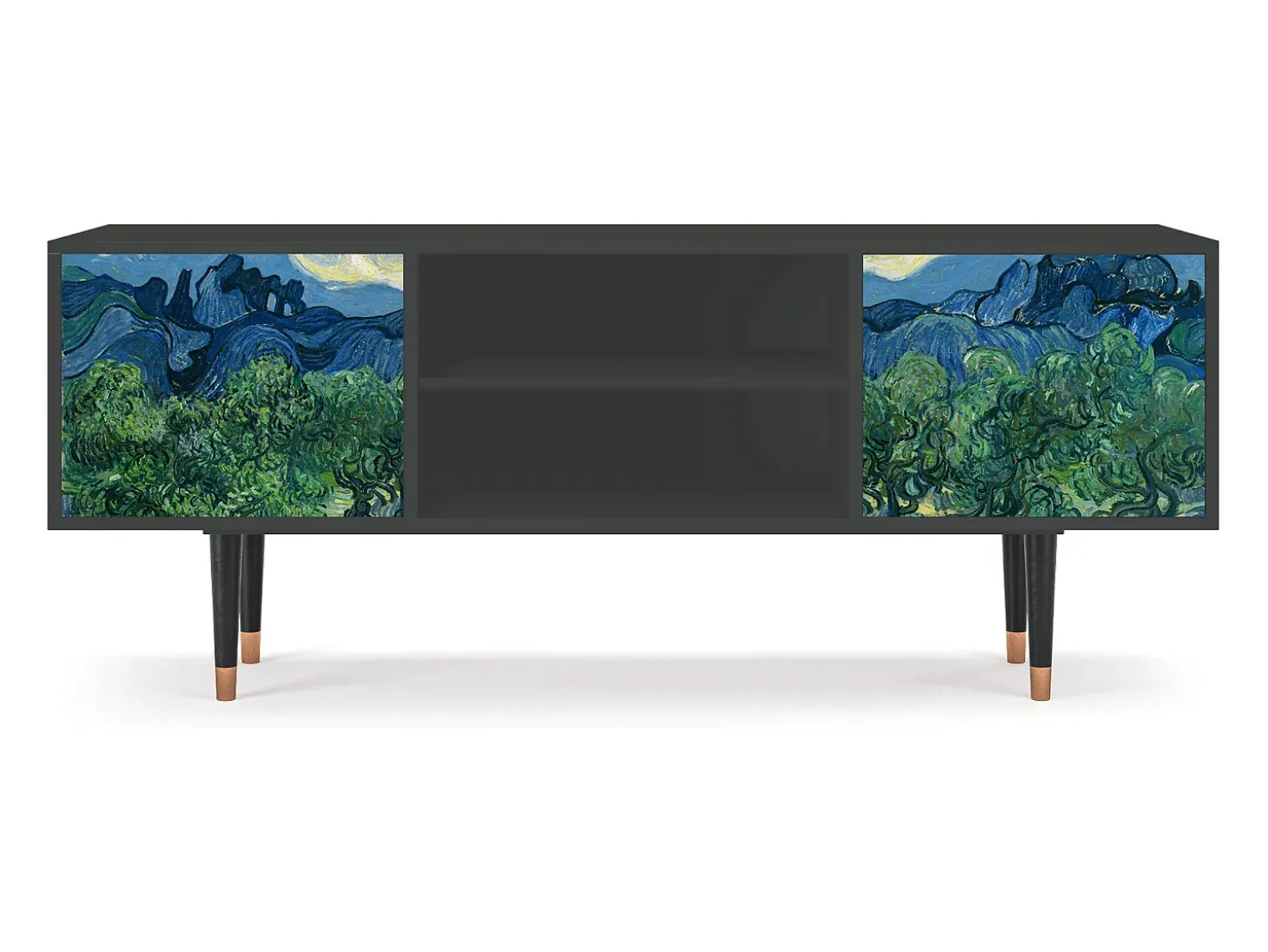 Mueble de TV - 170х69х48 cm - T2 - The Oil Trees, Antracite