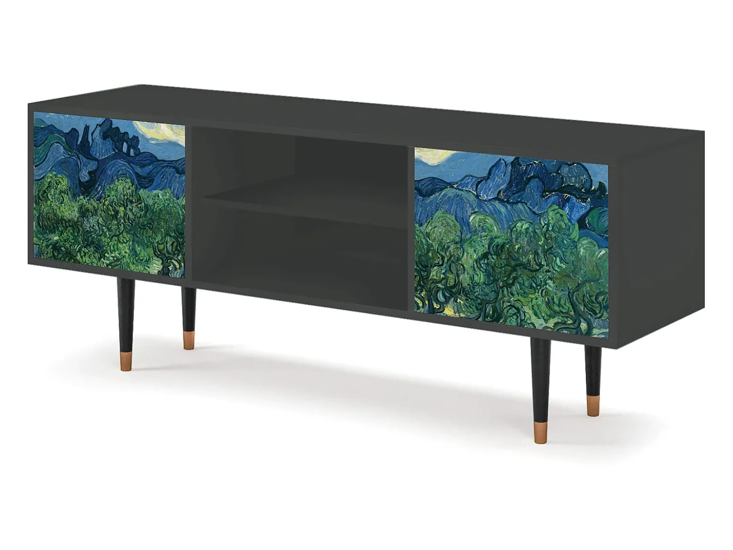 Mueble de TV - 170х69х48 cm - T2 - The Oil Trees, Antracite