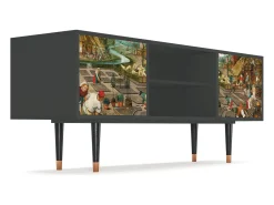 Mueble de TV - 170х69х48 cm - T2 - The Younger - Spring, Antracite
