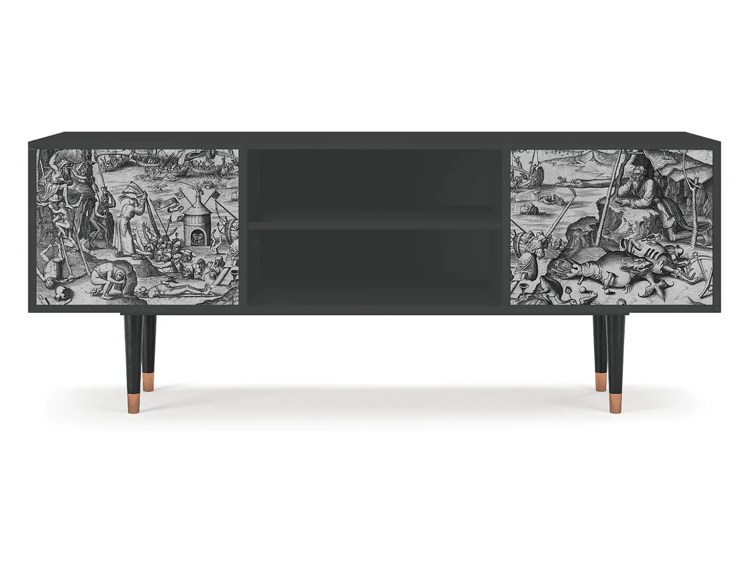 Mueble de TV - 170х69х48 cm - T2 - The Temptation, Antracite