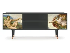 Mueble de TV - 170х69х48 cm - T2 - The Creation of Adam, Antracite