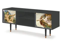Mueble de TV - 170х69х48 cm - T2 - The Creation of Adam, Antracite