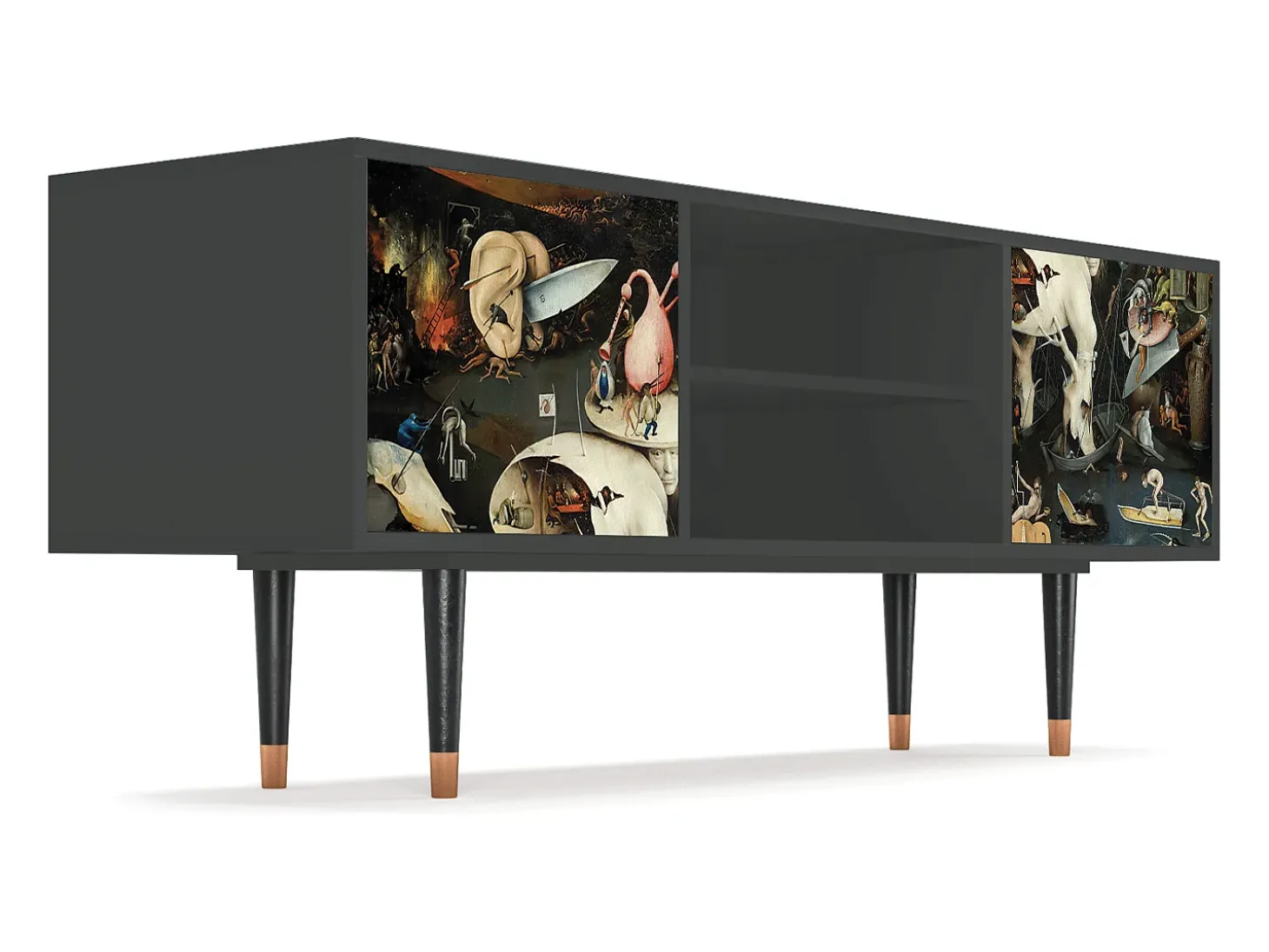 Mueble de TV - 170х69х48 cm - T2 - The Garden 2, Antracite