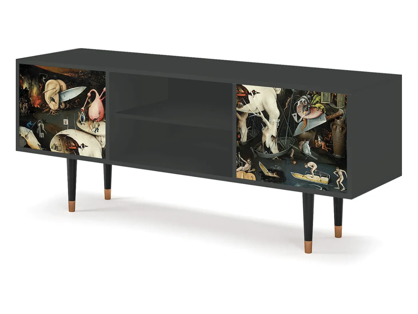 Mueble de TV - 170х69х48 cm - T2 - The Garden 2, Antracite