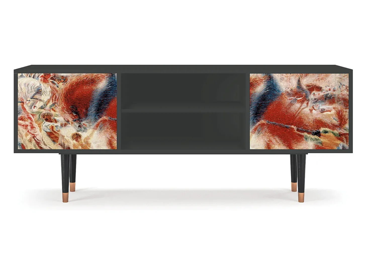 Mueble de TV - 170х69х48 cm - T2 - The City Rises, Antracite