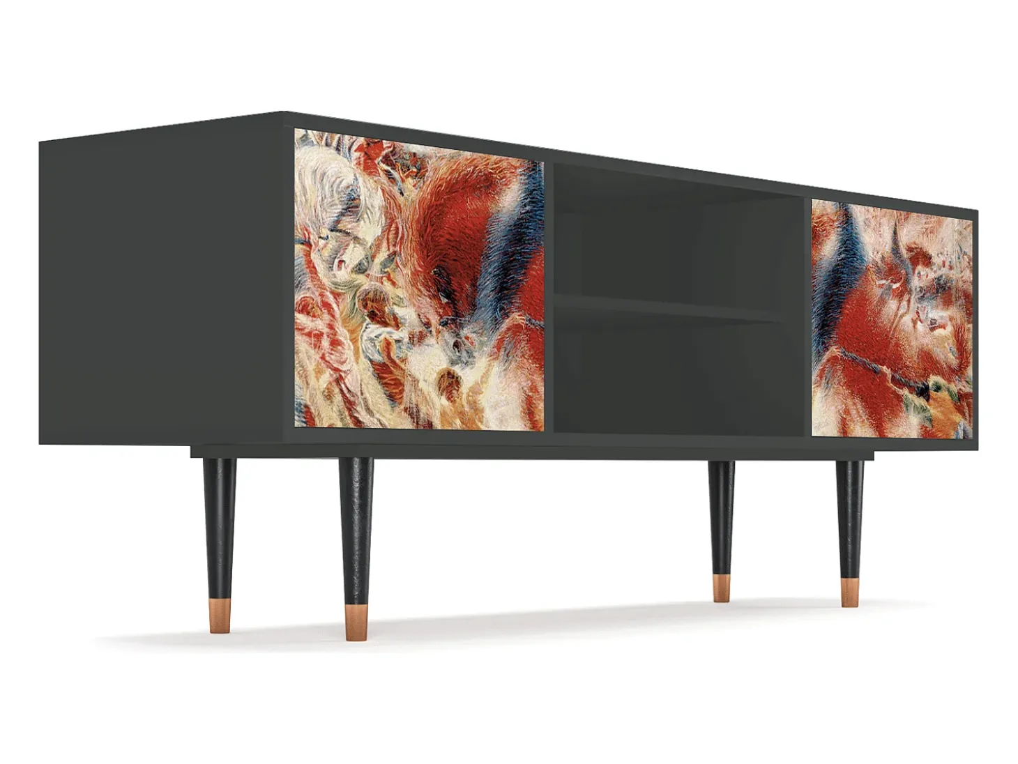 Mueble de TV - 170х69х48 cm - T2 - The City Rises, Antracite