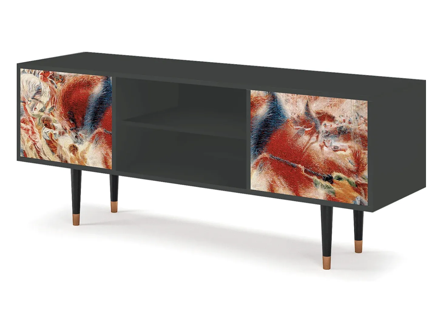 Mueble de TV - 170х69х48 cm - T2 - The City Rises, Antracite