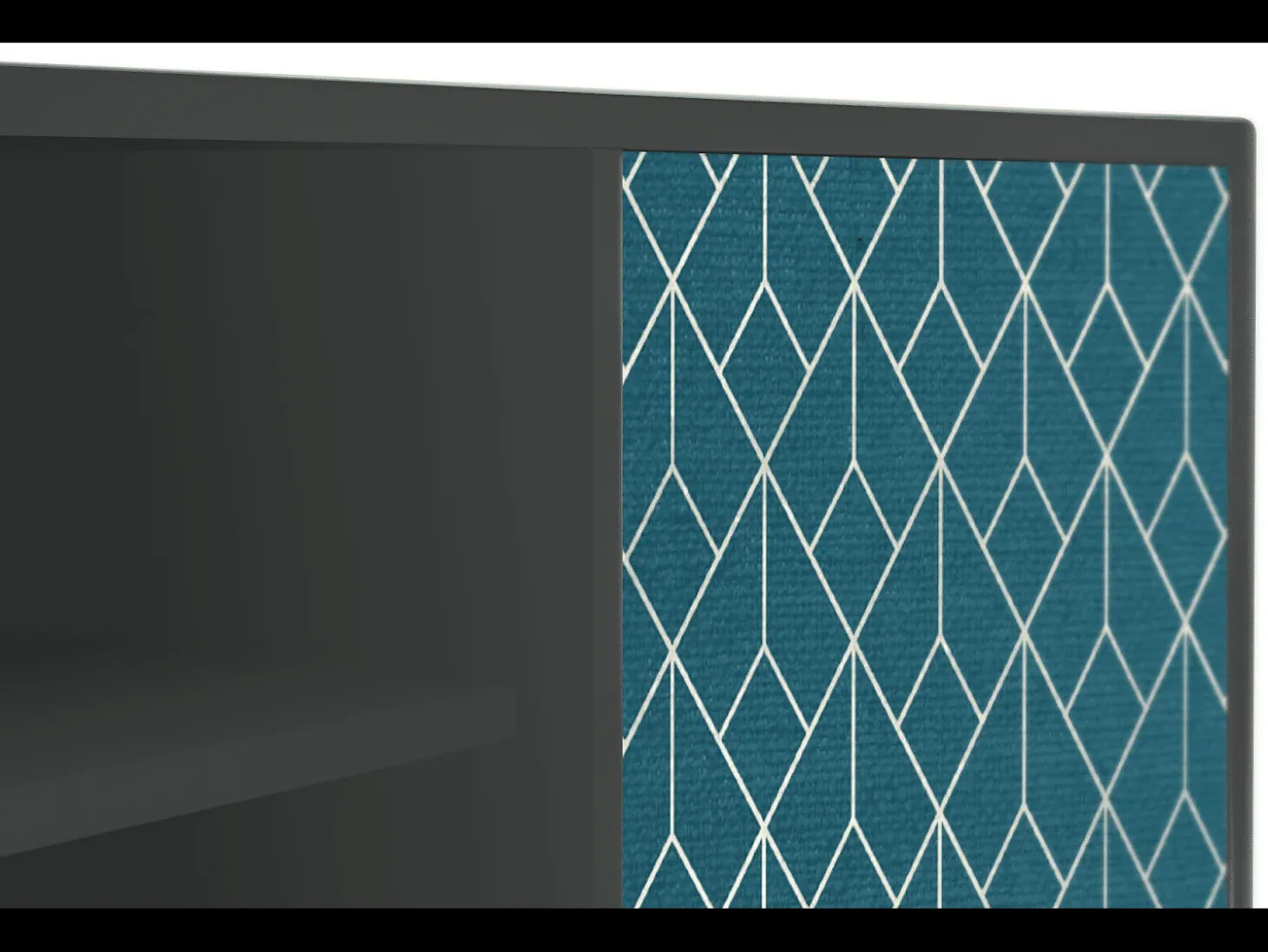 Mueble de TV - 170х69х48 cm - T2 - Turquoise Geometry, Antracite