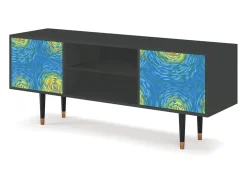 Mueble de TV - 170х69х48 cm - T2 - Van Gogh Lights, Antracite