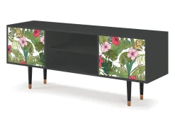 Mueble de TV - 170х69х48 cm - T2 - Verdant Tropics, Antracite