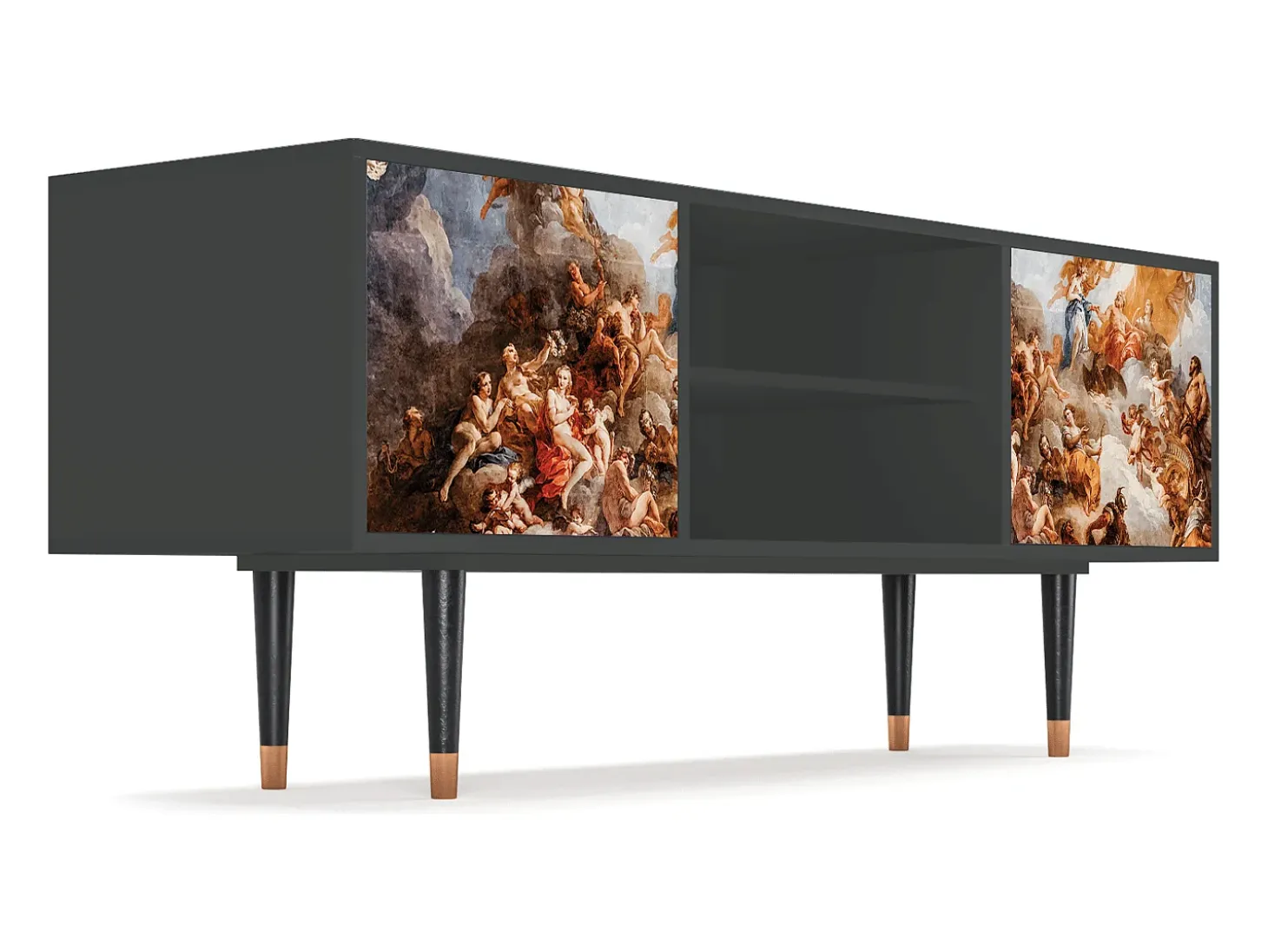 Mueble de TV - 170х69х48 cm - T2 - Versailles, Antracite
