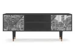 Mueble de TV - 170х69х48 cm - T2 - View of the Piazza, Antracite
