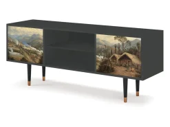 Mueble de TV - 170х69х48 cm - T2 - View Across the Plains , Antracite