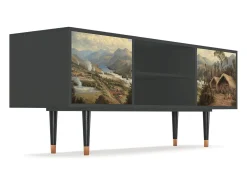 Mueble de TV - 170х69х48 cm - T2 - View Across the Plains , Antracite