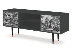 Mueble de TV - 170х69х48 cm - T2 - Village Road, Antracite