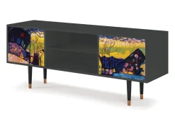 Mueble de TV - 170х69х48 cm - T2 - Winter Landscape, Antracite