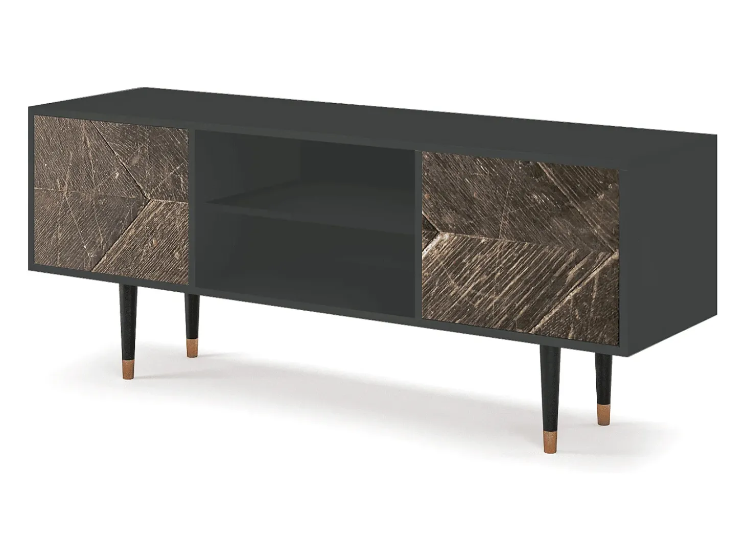 Mueble de TV - 170х69х48 cm - T2 - Wise Tree, Antracite