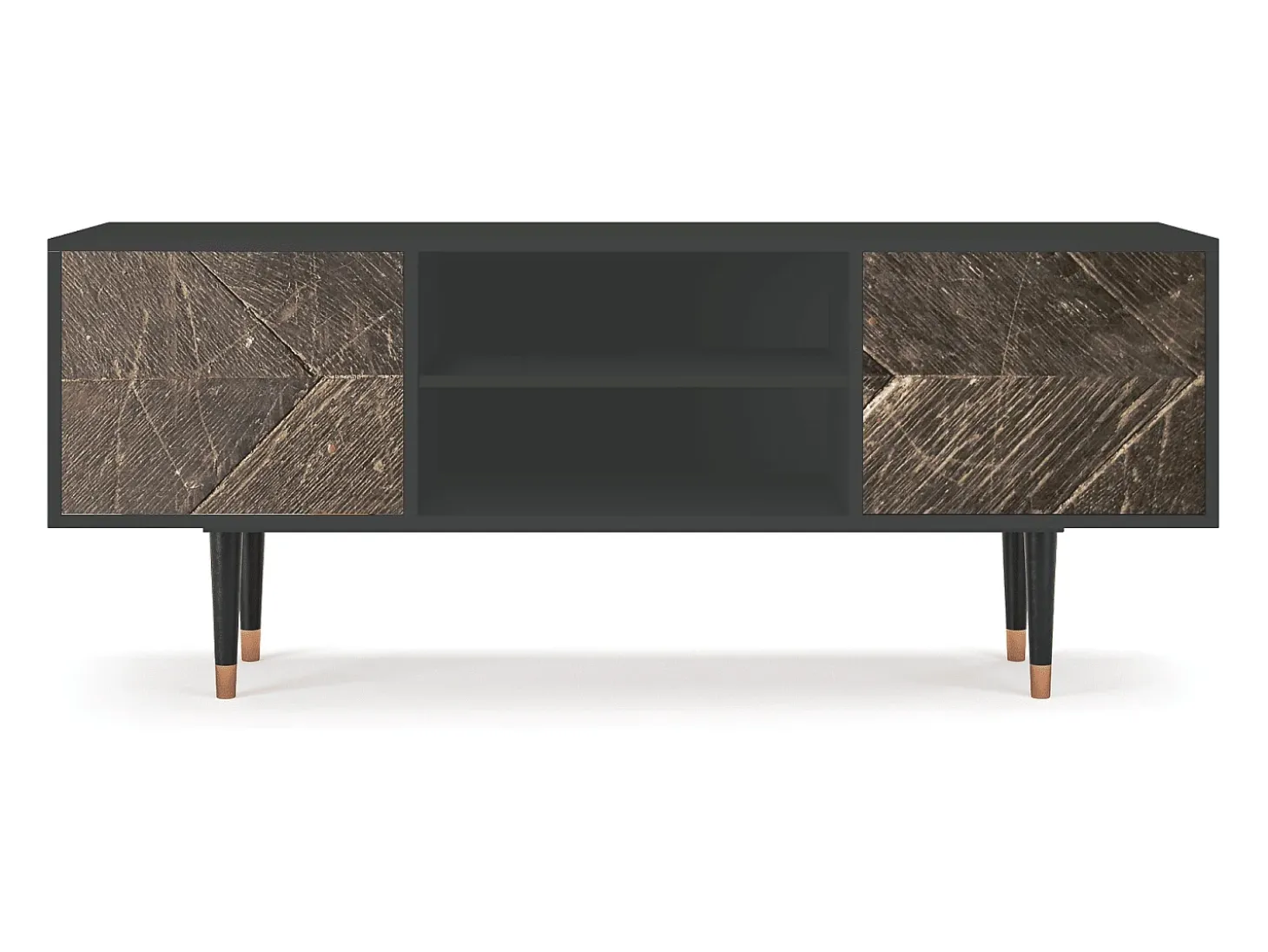 Mueble de TV - 170х69х48 cm - T2 - Wise Tree, Antracite