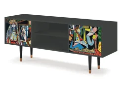Mueble de TV - 170х69х48 cm - T2 - Women of Algiers, Antracite