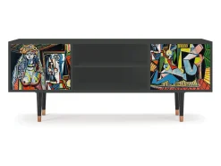 Mueble de TV - 170х69х48 cm - T2 - Women of Algiers, Antracite