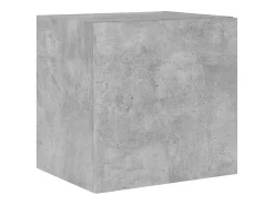 Móveis de parede para TV estante multimídia televisão aparador TV sala de jantar sala de estar quarto e luzes LED 2 peças 40,5 x 35 x 40 cm cinza 02_0029130