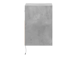Móveis de parede para TV estante multimídia televisão aparador TV sala de jantar sala de estar quarto e luzes LED 2 peças 41 x 31 x 45 cm cinza 02_0029119