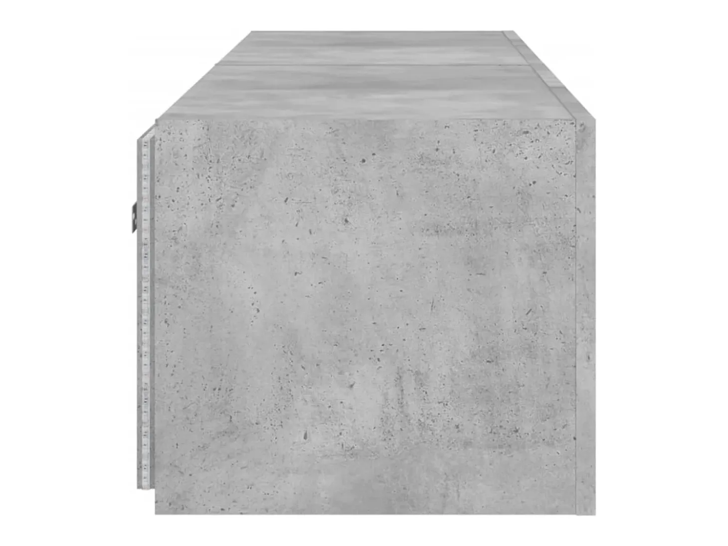 Móveis de parede para TV estante multimídia televisão aparador TV sala de jantar sala de estar quarto e luzes LED 2 peças 80 x 35 x 31 cm cinza 02_0029135