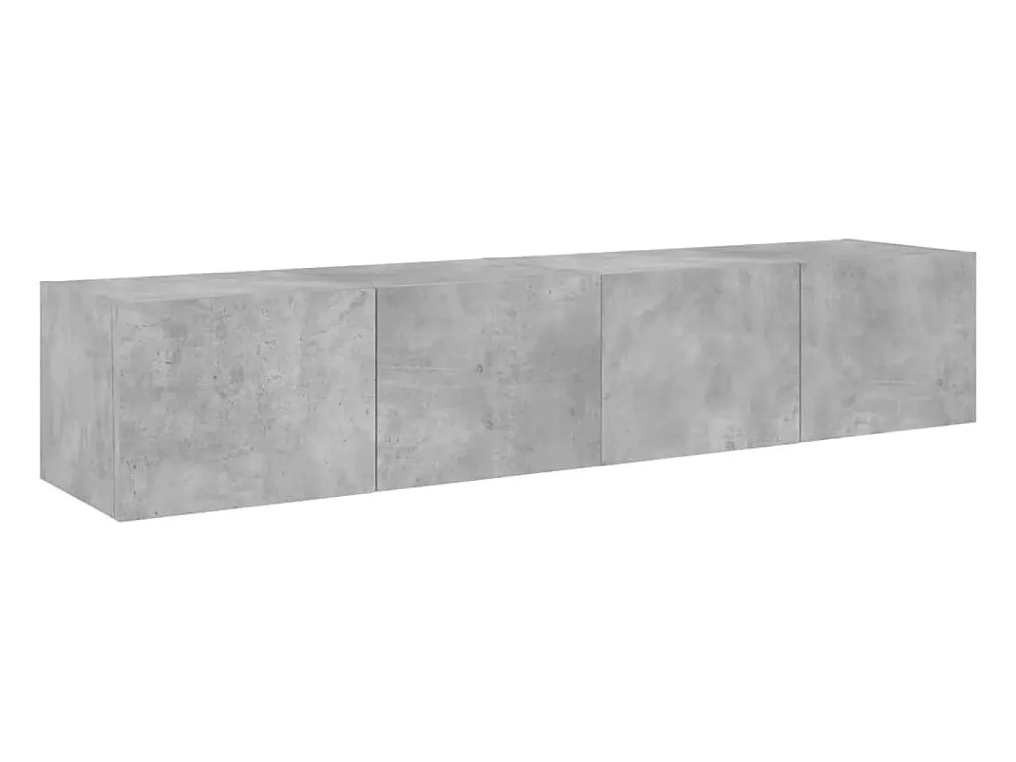 Móveis de parede para TV estante multimídia televisão aparador TV sala de jantar sala de estar quarto e luzes LED 2 peças 80 x 35 x 31 cm cinza 02_0029135