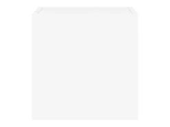 Móveis de parede para TV estante multimídia televisão aparador TV sala de jantar sala de estar quarto com luzes LED 2 peças 30,5 x 35 x 30 cm branco 02_0029095