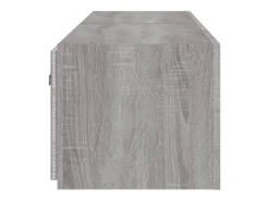 Móveis de parede para TV prateleira multimídia televisão aparador TV sala de jantar sala de estar quarto e luzes LED 2 peças sonoma 80 x 35 x 31 cm cinza 02_0029156