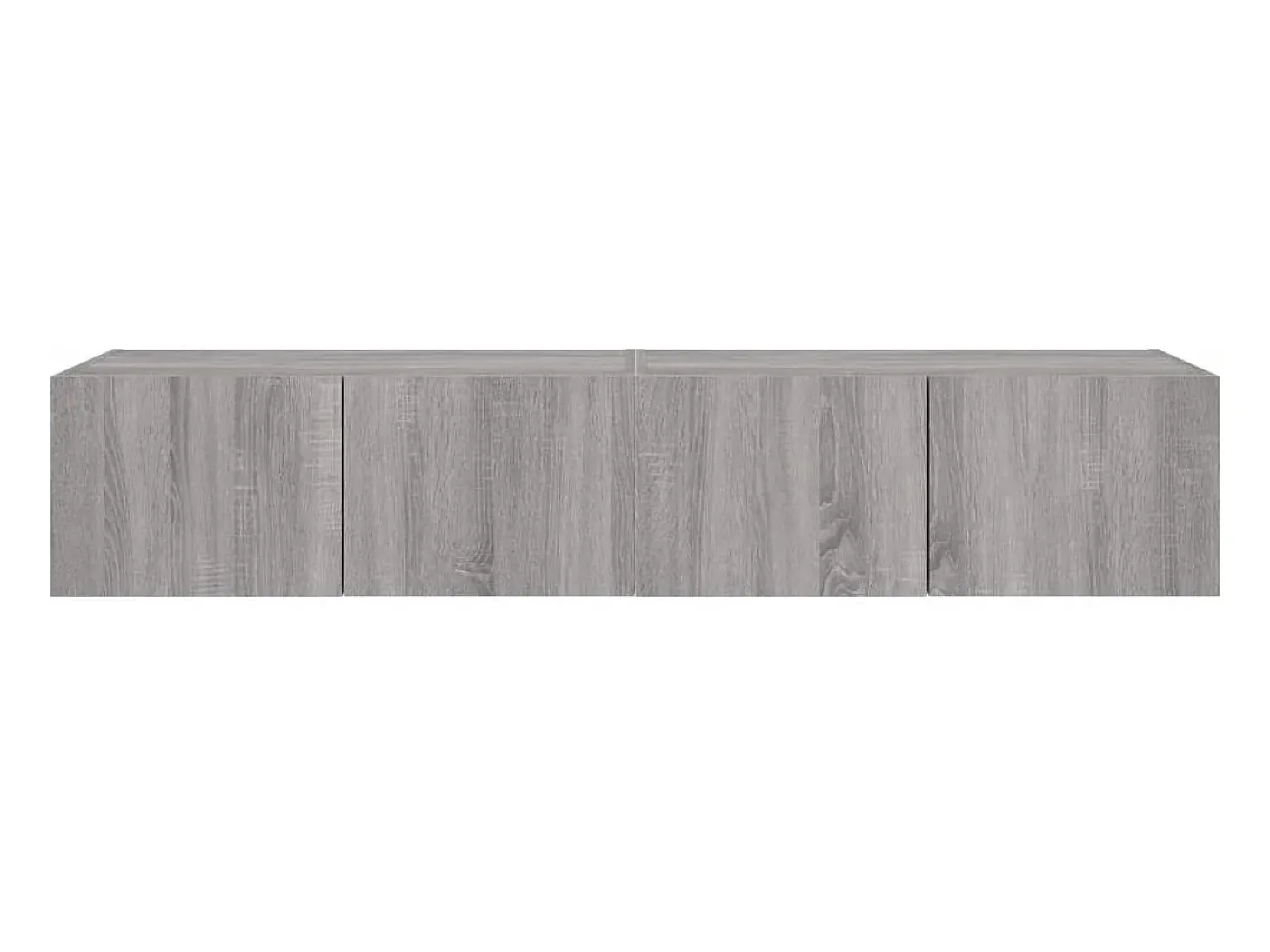 Móveis de parede para TV prateleira multimídia televisão aparador TV sala de jantar sala de estar quarto e luzes LED 2 peças sonoma 80 x 35 x 31 cm cinza 02_0029156