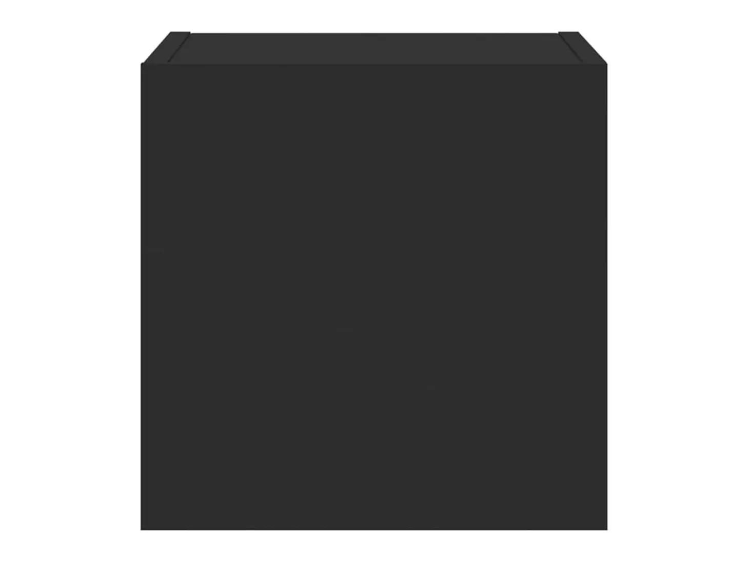 Móveis de parede para TV prateleira multimídia televisão aparador TV sala de jantar sala de estar quarto com luzes LED 2 peças 30,5 x 35 x 30 cm preto 02_0029096