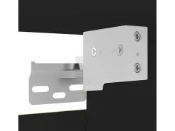 Móveis de parede para TV prateleira de televisão multimídia televisão buffet sala de jantar sala de estar quarto 2 peças 30,5 x 30 x 30 cm preto 02_0028905