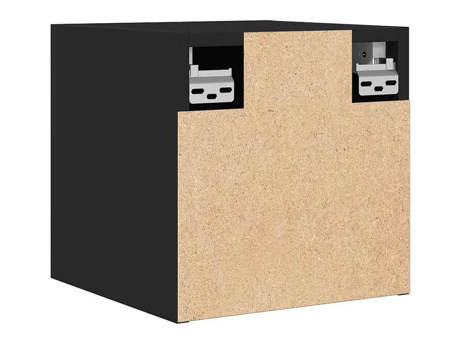 Móveis de parede para TV prateleira de televisão multimídia televisão buffet sala de jantar sala de estar quarto 2 peças 30,5 x 30 x 30 cm preto 02_0028905