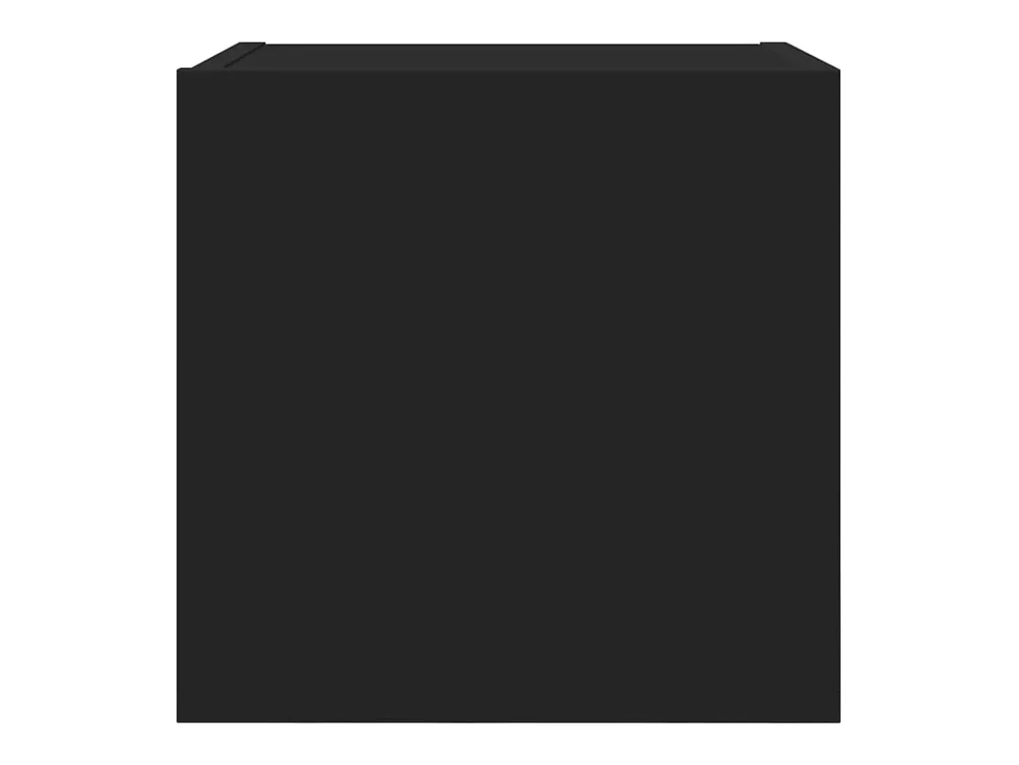 Móveis de parede para TV prateleira de televisão multimídia televisão buffet sala de jantar sala de estar quarto 2 peças 30,5 x 30 x 30 cm preto 02_0028905