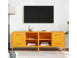 Móveis de TV 2 pcs 68x39x50,5 cm aço amarelo mostarda PT895770