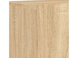 Móveis de TV de parede prateleira multimídia aparador TV sala de jantar sala de estar quarto 2 peças carvalho Sonoma 80 x 30 x 41 cm marrom 02_0029002
