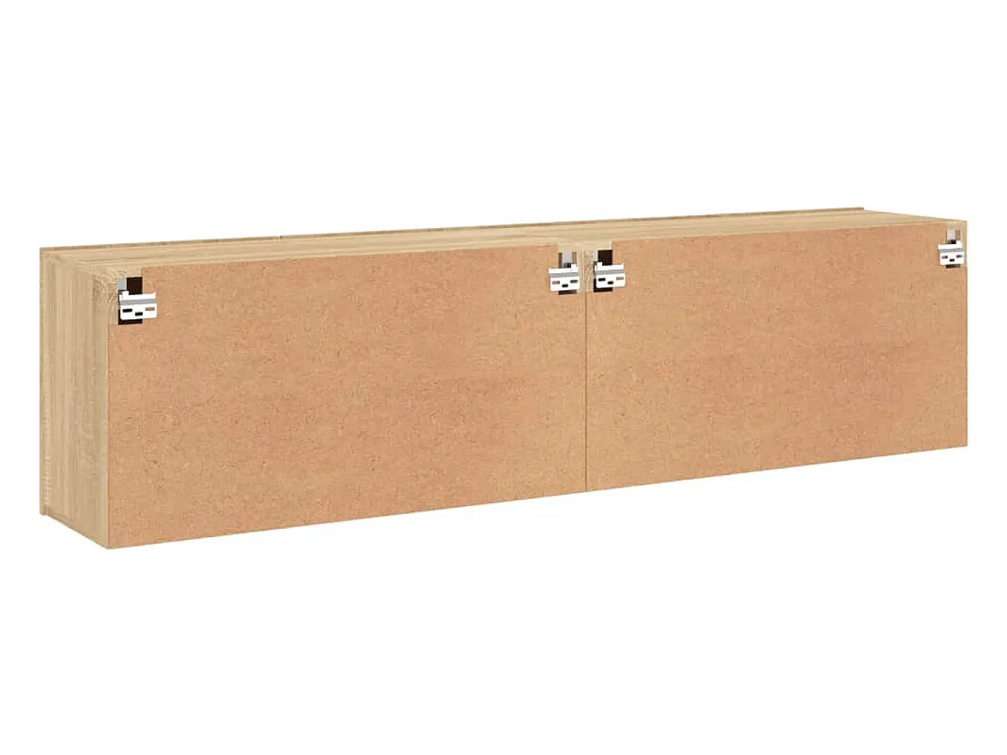 Móveis de TV de parede prateleira multimídia aparador TV sala de jantar sala de estar quarto 2 peças carvalho Sonoma 80 x 30 x 41 cm marrom 02_0029002