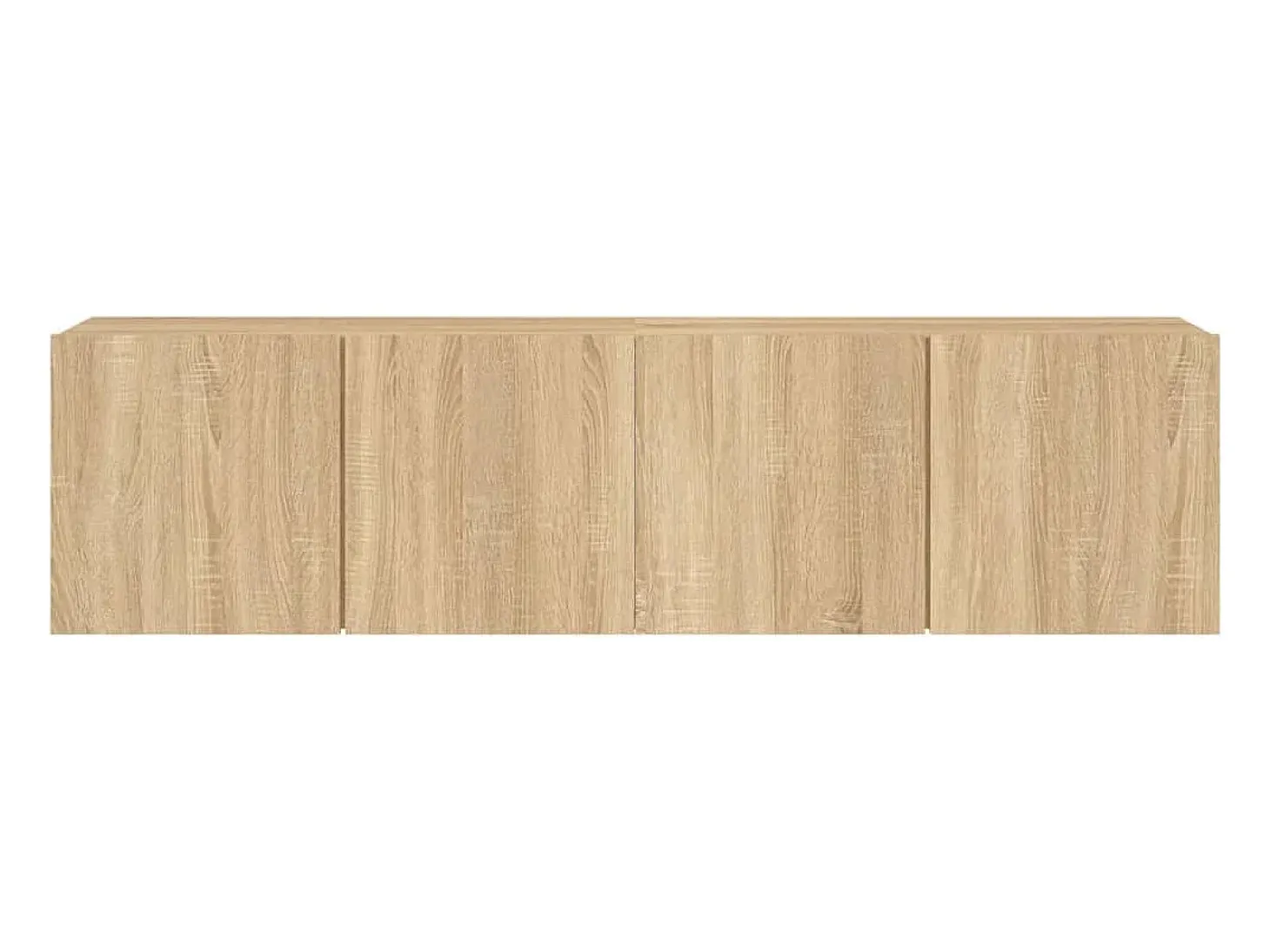 Móveis de TV de parede prateleira multimídia aparador TV sala de jantar sala de estar quarto 2 peças carvalho Sonoma 80 x 30 x 41 cm marrom 02_0029002