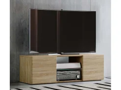 Móveis de TV VCM | Lowboard | Armário de TV | Dimensões A. 40 x L. 115 x P. 36 cm | Fernseh Furniture - Lowina (Sonoma Oak)