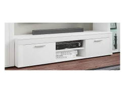 Móveis de TV VCM | Lowboard | Prateleira TV | Dimensões A. 37 x L. 160 x P. 45 cm | Fernseh Furniture – Usilo XL (Branco)
