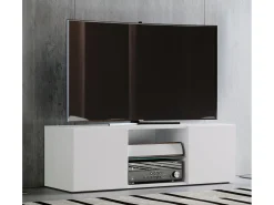 Móveis de TV VCM | Lowboard | Armário de TV | Dimensões A. 40 x L. 115 x P. 36 cm | Fernseh Furniture - Lowina (Branco)