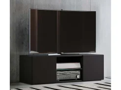 Móveis de TV VCM | Lowboard | Armário de TV | Dimensões A. 40 x L. 115 x P. 36 cm | Fernseh Furniture - Lowina (Preto)