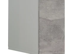 Móveis de TV VCM | Placa de parede | Pendura Lowboard | Dimensões A. 40 x L. 95 x P. 36 cm | Armário de parede - Jusa (Branco / Aparência em concreto)